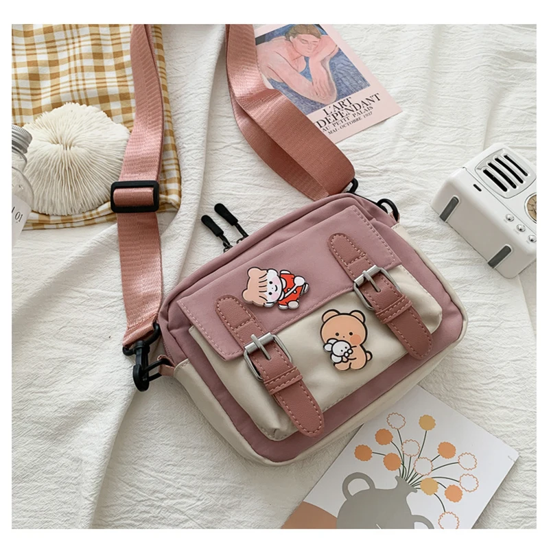 Fashion Japanese Style Bag Crossbody Bags Tote For Teenage Girls Cute Messenger Bag Shoulder Bag Women Handbags