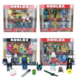 Roblox Action Figure Toys Dolls Set DY Assemble Building Blocks Kawaii Game Character Toys Kids Birthday Gifts