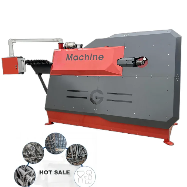 YG Customized Numerical CNC Reinforcing Bars Bending Hoop Cnc Steel Bar Bender Machine Automatic Stirrup Wire Rebar Bending Mach