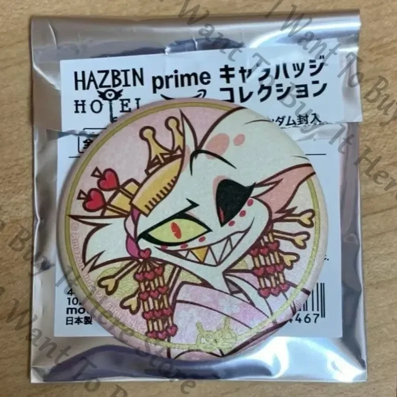 

Genuine Anime Hazbin Hotel Angel Dust Valentino Addiction Cosplay Cartoon Badge Brooch Accessories Emblem Widget Ornament Gift