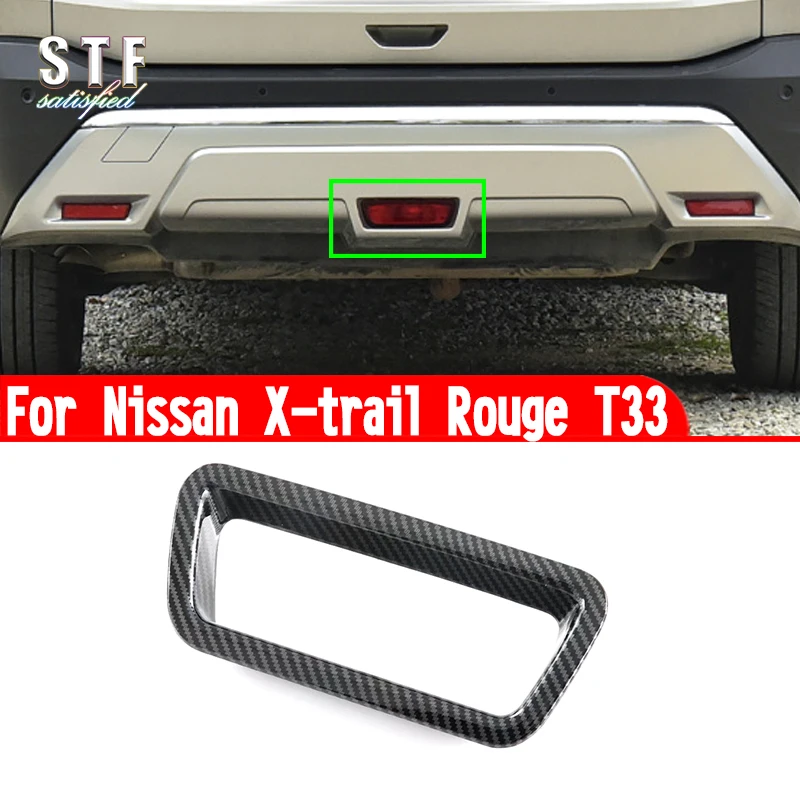 For Nissan X-trail Rouge T33 2021 2022 2023 Car Accessories ABS Rear Brake Light Cover Trim Molding Decoration Stickers W4