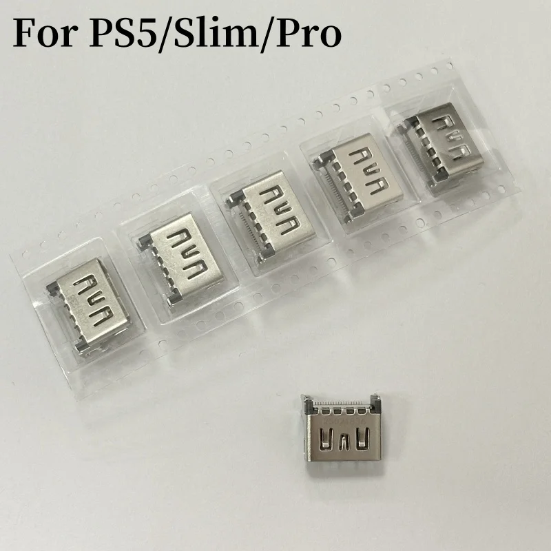 

100pcs/lot New Factory Original New for Ps5/Slim/Pro Hdmi Connector for Playstation 5 Console Hdmi-compatible Socket Port