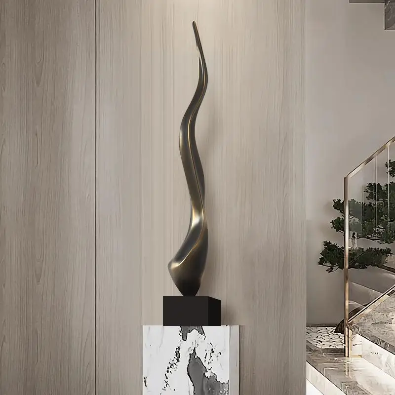 Home Decor Modern Abstract Sculpture Ornament,Luxury Living Room Entrance,Tall Slender Niche,Artistic Decorations,Handicrafts