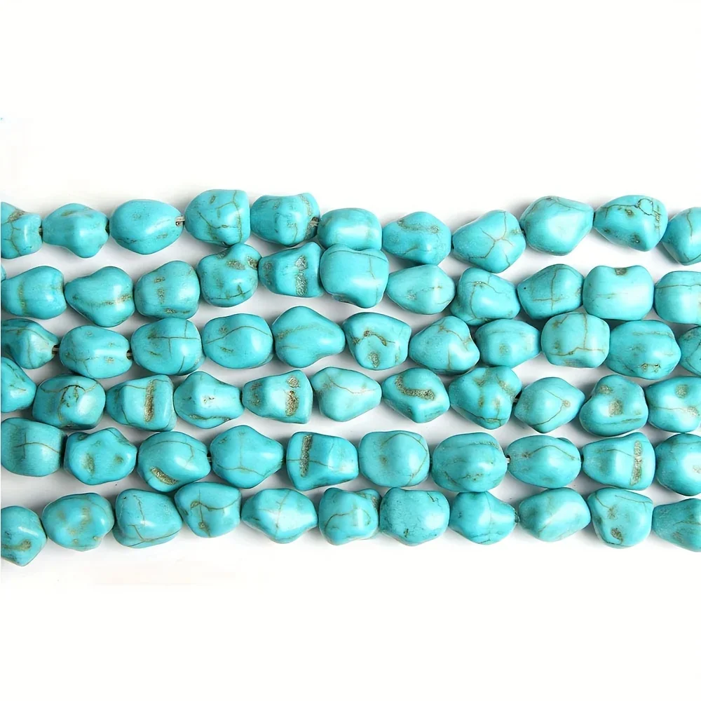 10/30pcs Loose Turquoise  Beads For DIY Fashion Jewelry Making, Bracelets,Necklace Phone Chain Birthday Gifts Beaded Accessories