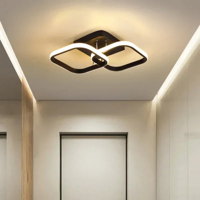 LED-Deckenleuchte, moderner Stil, geometrische Form, Flur- und Gangbeleuchtung, Wandleuchte, Küchen-/Schlafzimmerbeleuchtung, 220V, weißes/warmes Licht