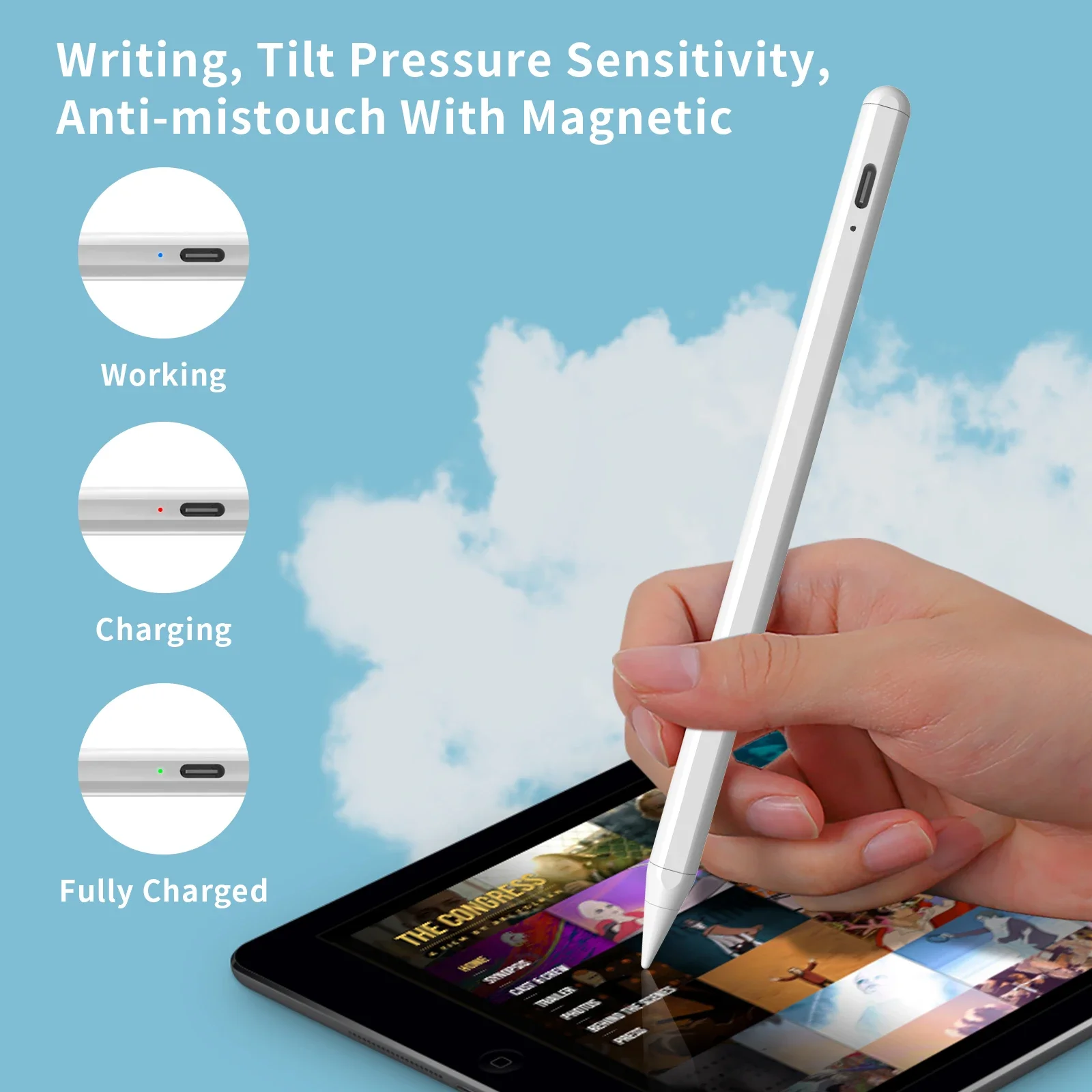 Original P6 Tablet Capacitive Active Stylus, Stylus S Pen, Best Stylus with iPad, Active Stylus