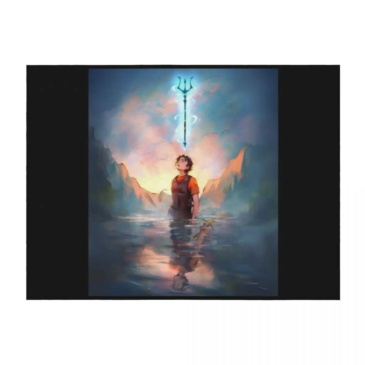 

Percy Jackson Throw Blanket for babies Soft Plush Plaid Camping Furrys Blankets