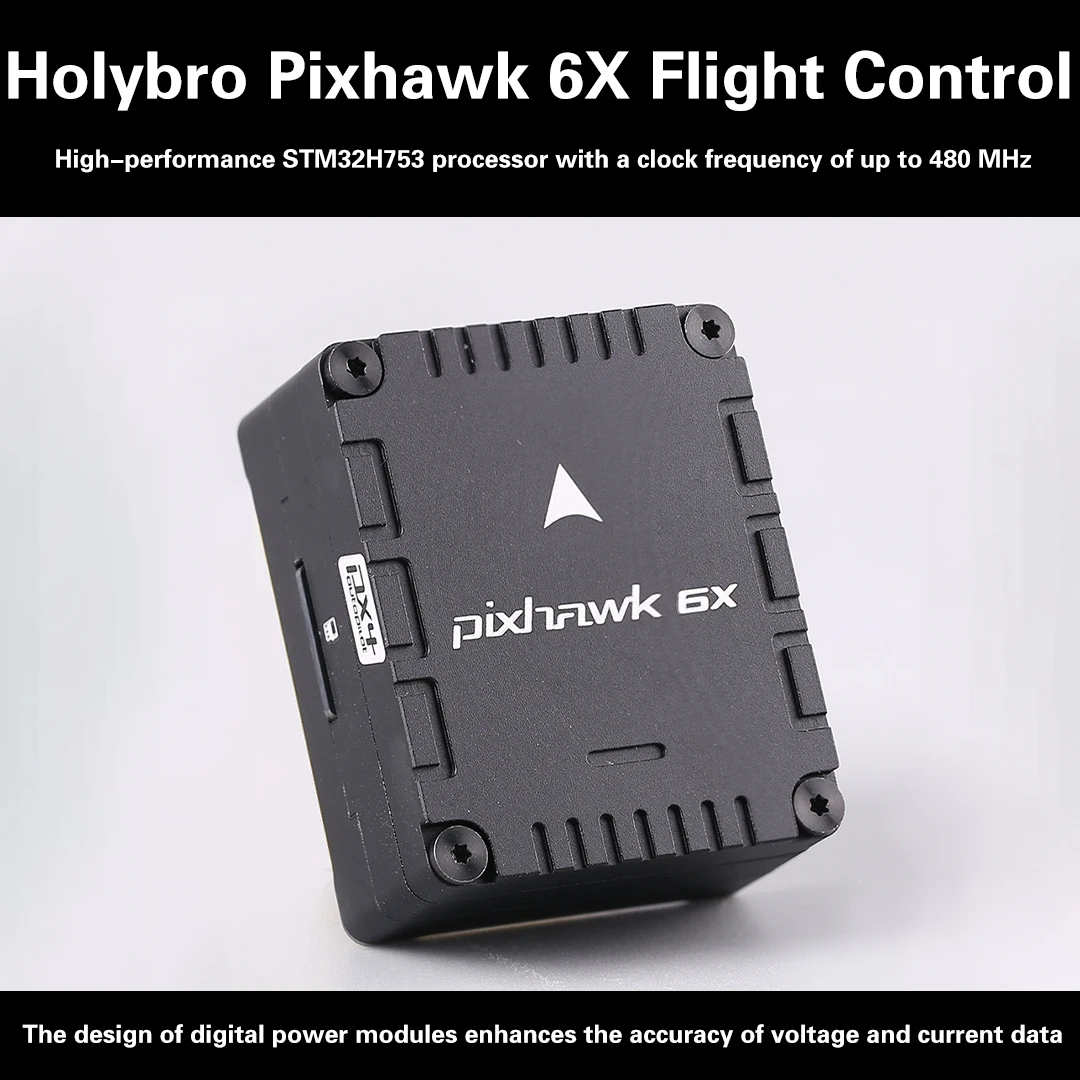 

Полетный контроллер Holybro Pixhawk 6X Autopilot H753 со стандартной базой V2A/V2B/Mini Base/PM02D/M9N/M10 GPS для радиоуправляемых FPV дронов
