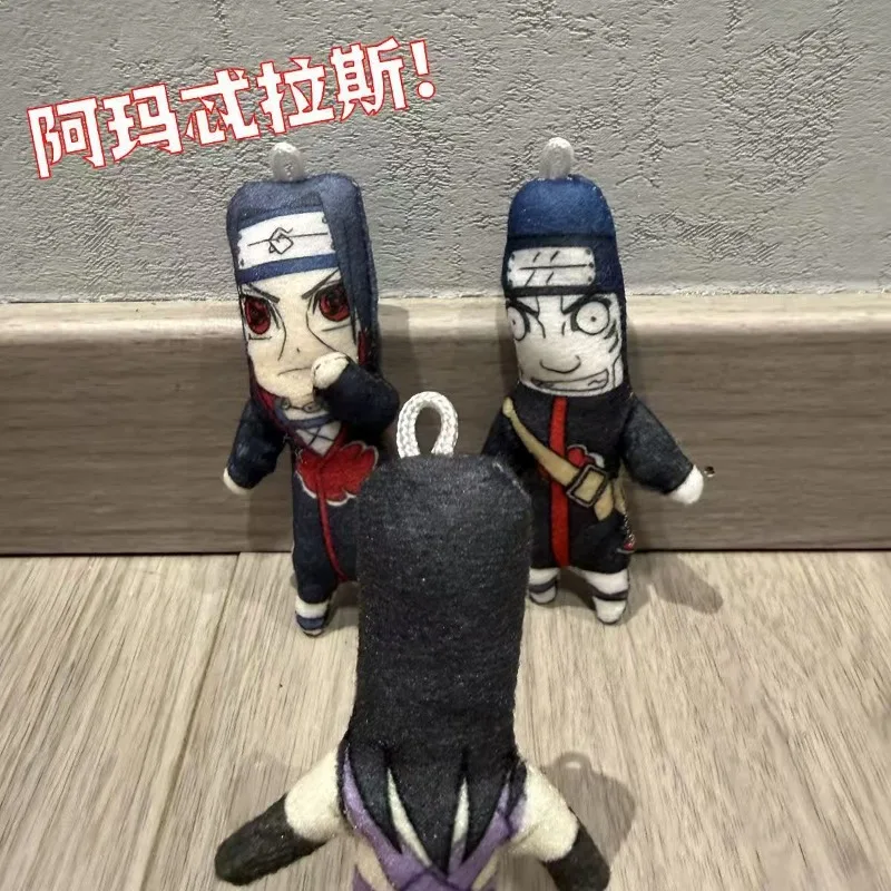 Naruto Mini Abstract Twisted Toy Pendant Funny Naruto Uzumaki DIY Figure Puppet Itachi Uchiha Plush Doll Kakashi Hatake Q Toy - view 6