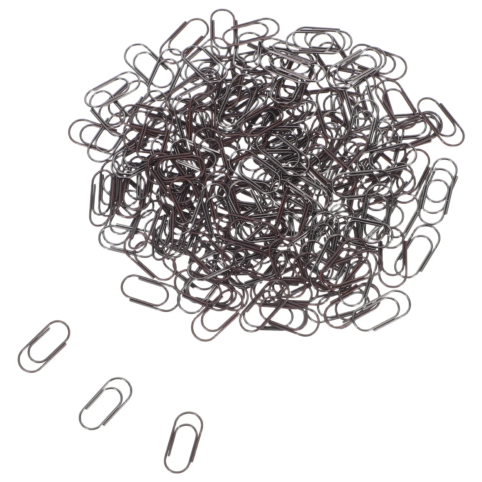 

200Pcs Retro Metal Paper Clips Mini Size Vintage Stationery Clips for Document Securing Desk Organization Crafts Book Page