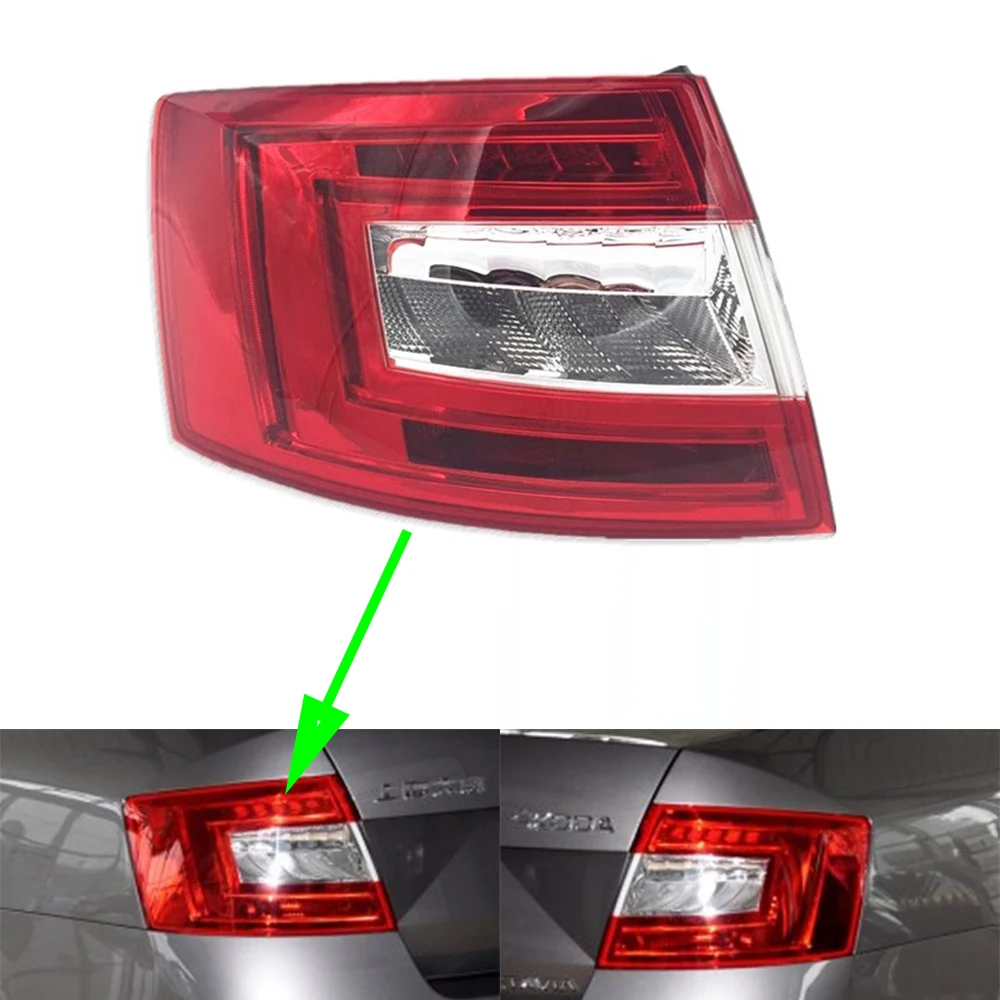 

For Skoda Octavia 2015 2016 2017 Tail Light Car Taillight Assembly Replacement Rear Fog Lamp Auto Brake Lights Assembly