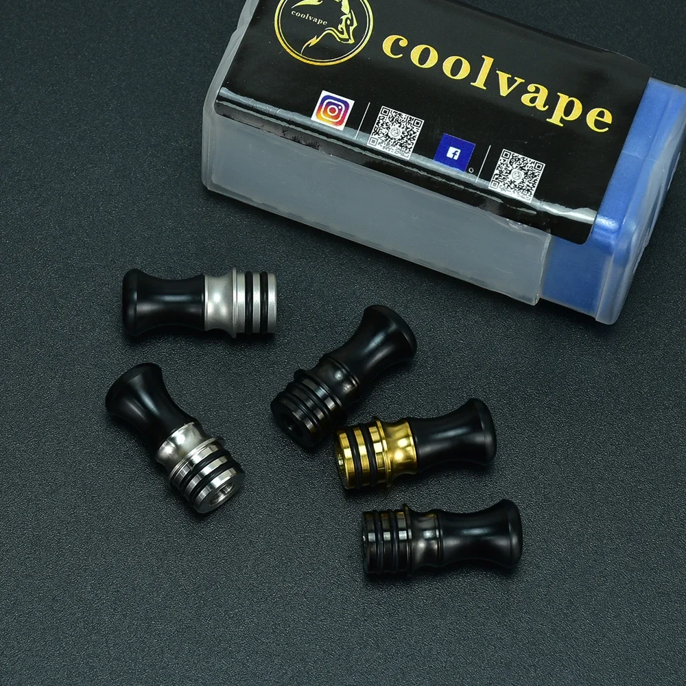 Punta de goteo 510 MTL de WolfCoolVape para Dvarw CL RTA Berserker Mini V3 Taifun GTR Kayfun