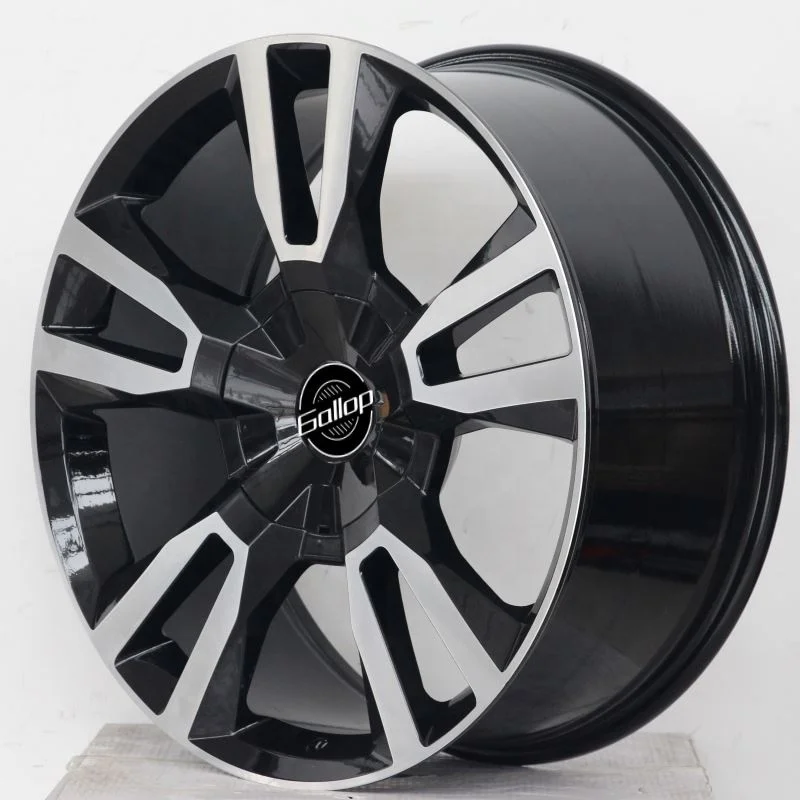 Gallop New 22 Inch Aluminum Alloy Car Wheels Rims 6x139.7 ET 40mm 5x114.3 4x100 PCD Chevrolet Multi-Spoke Design