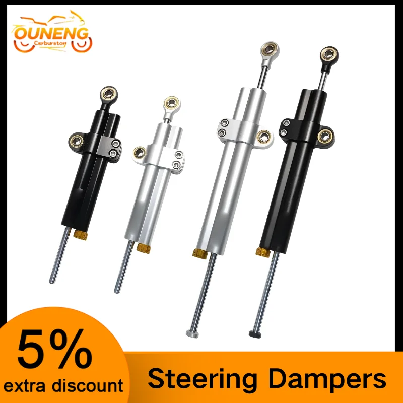 260/365MM For Ohlins Yamaha YZF-R3 YZF-R6 TDR 250 CS3C CS5 SR1SR125 XJR1300 Kawasaki MT07 MTO9 ZX6R Suspension Steering Dampers