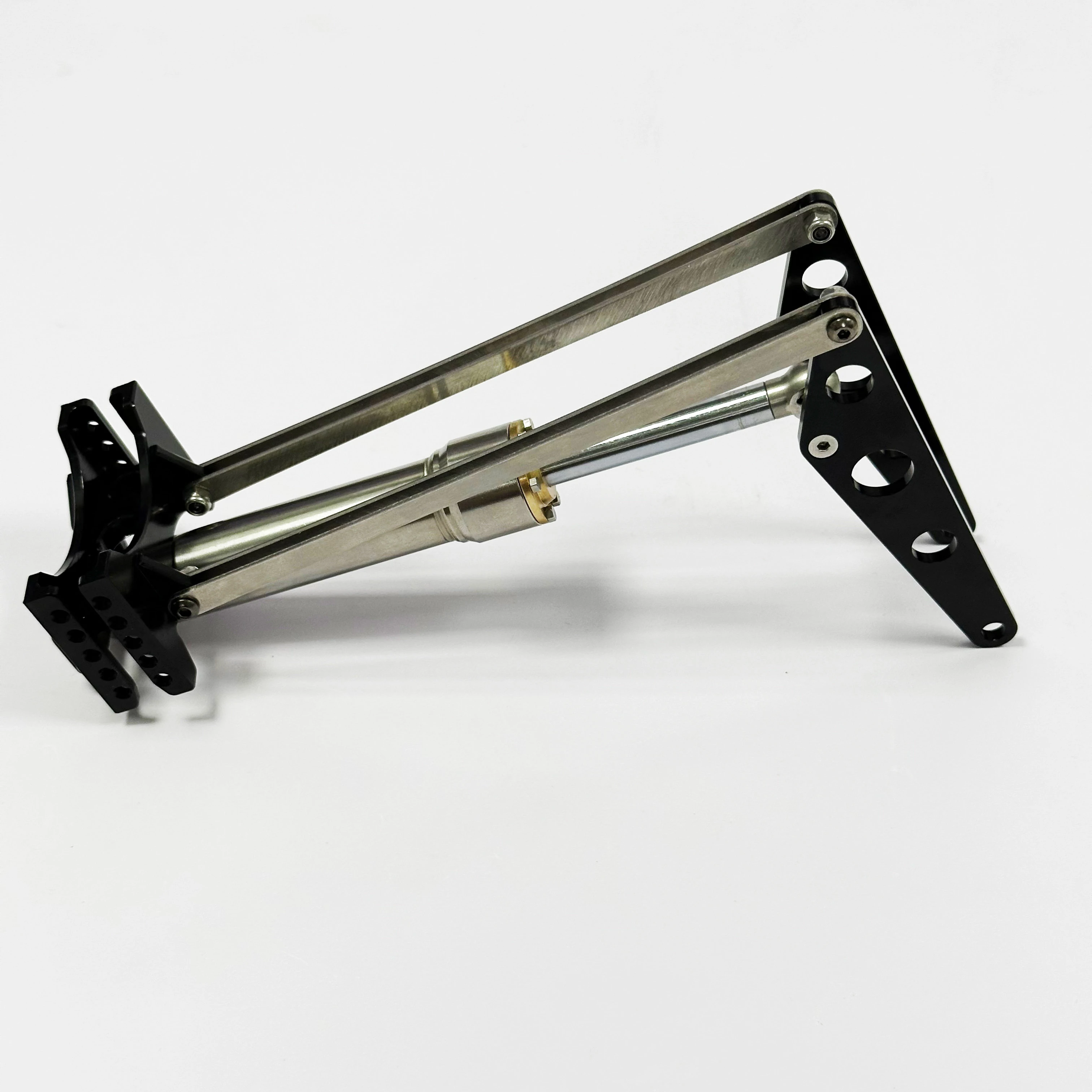RC 1/14 Metall-Hydraulik-Hebeölpumpe F-Stützrahmen für Tamiya Hydraulikbagger, Lader, Muldenkipper, DIY-Teile – Detail 5