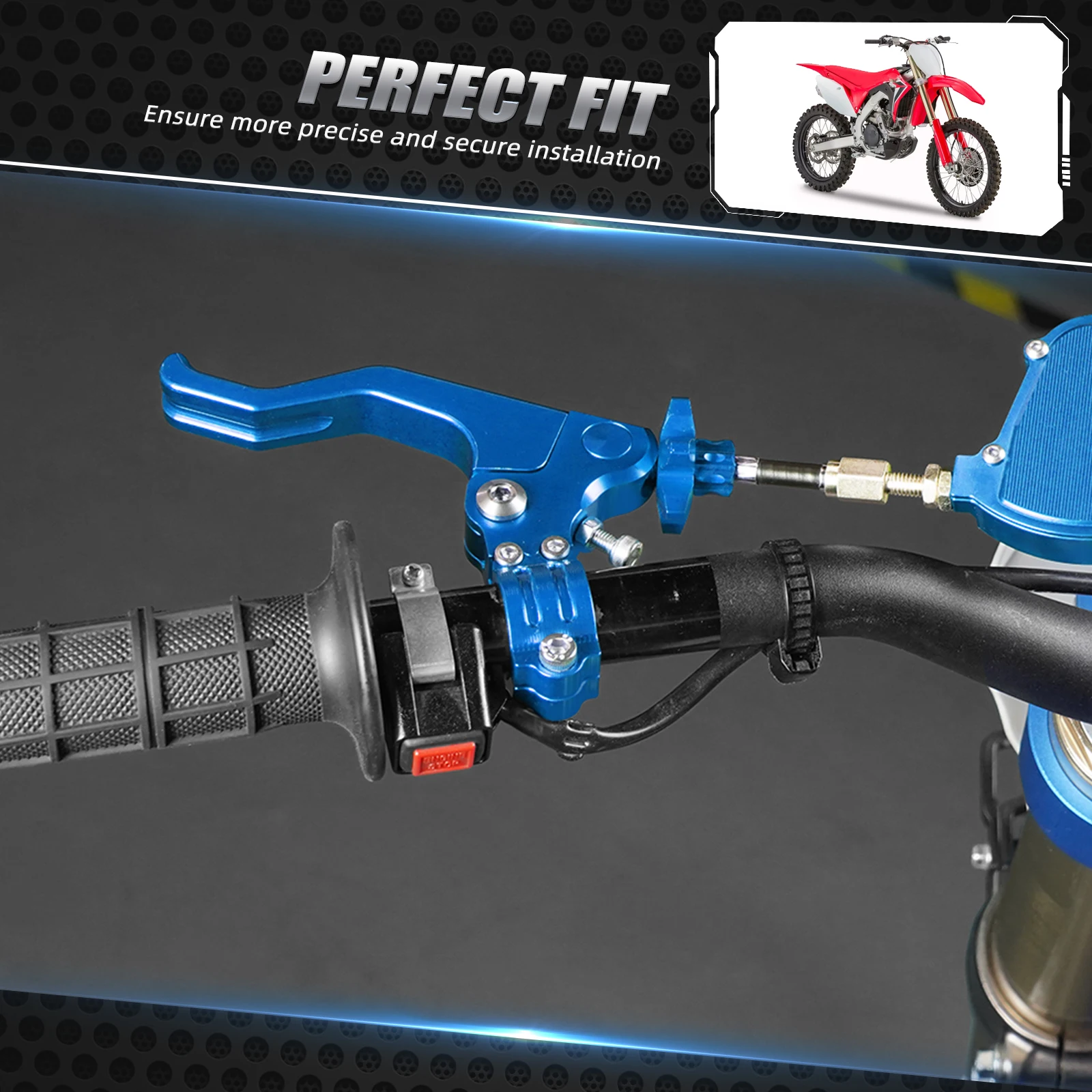 NICECNC Short Stunt Clutch Lever For Yamaha YZ80 YZ85 YZ125 YZ250 YZ250F YZ450F WR250F WR450F 2001-2016 TTR250 1999-2006 WR250R