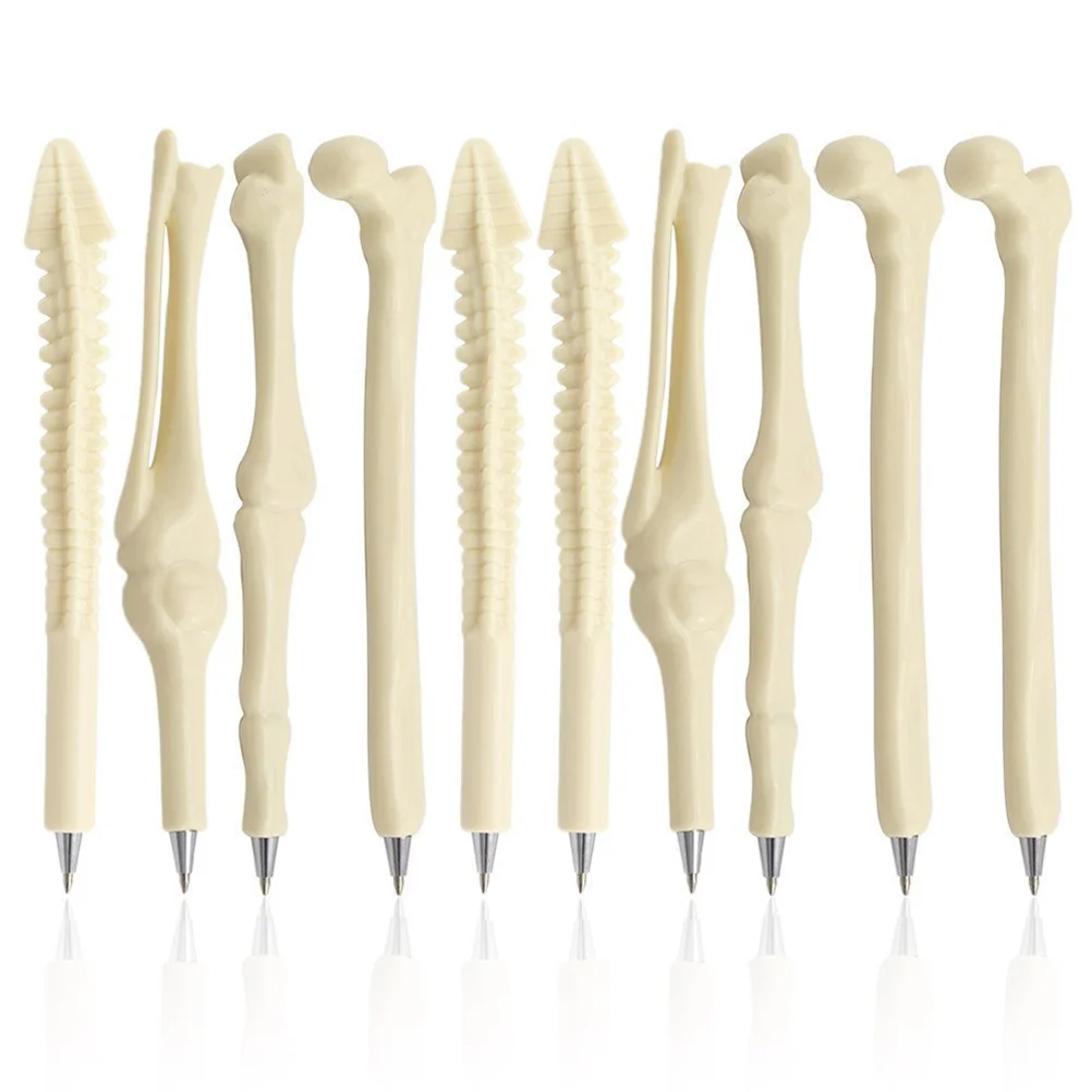 20 Pcs Office Stationery Pen Bone Pens Creative Ballpoint Nurse Gifts Novelty Pink Mini