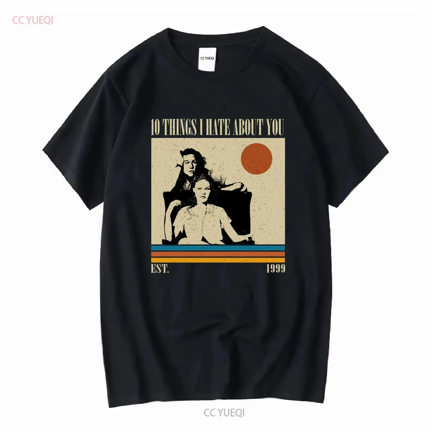 10 Things I Hate About You T Shirt Movie Vintage Midcentury MinimalisT long or short sleeves vintage Washed Unisex