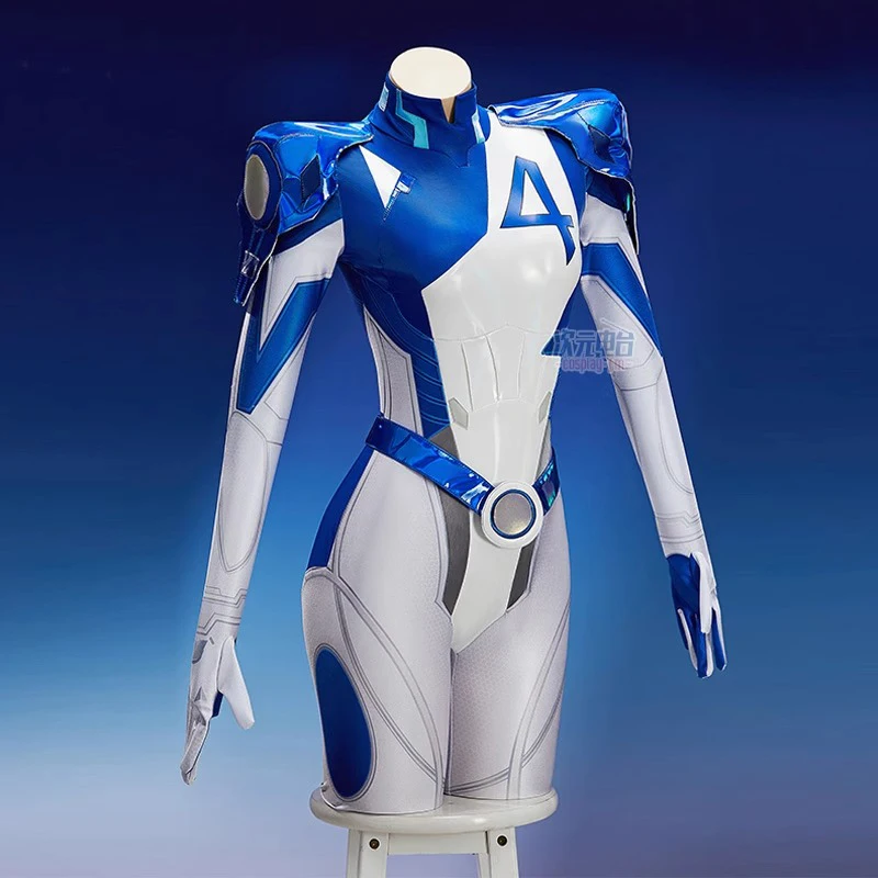 

Rivals Fantastic Fourth Susan Storm Cosplay Women Men Jumpsuit Costume Invisible Lady Fantastic Disguise Halloween Carnival Suit