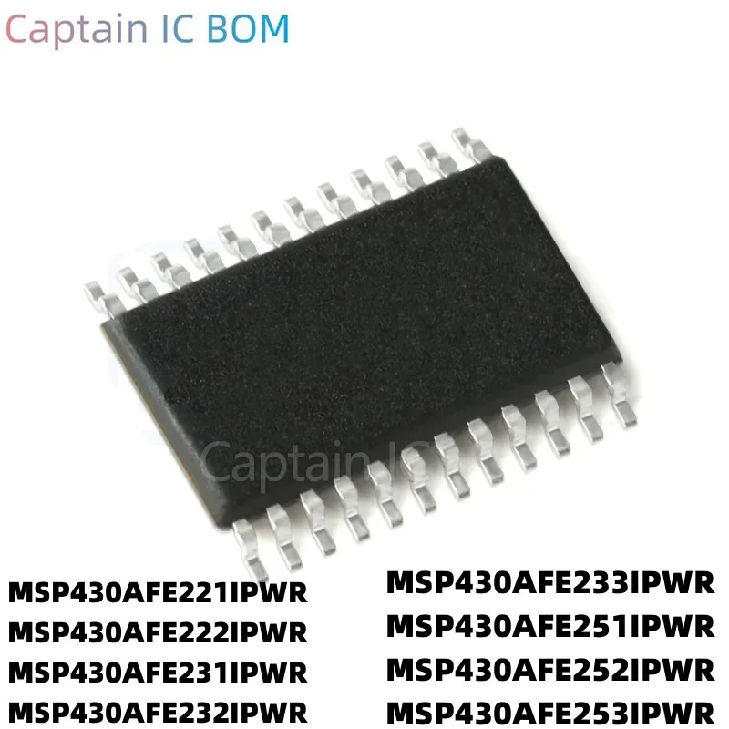 5PCS  MSP430AFE221IPWR 222IPW 231 232 233 251 252 253 TSSOP24