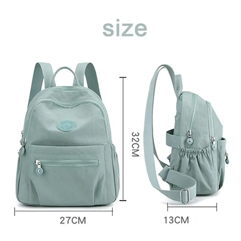 Fouvor 2024 zaino Casual borsa a tracolla femminile Oxford pendolare borsa da scuola in tela per donna sportiva all\'aperto di grande capacità