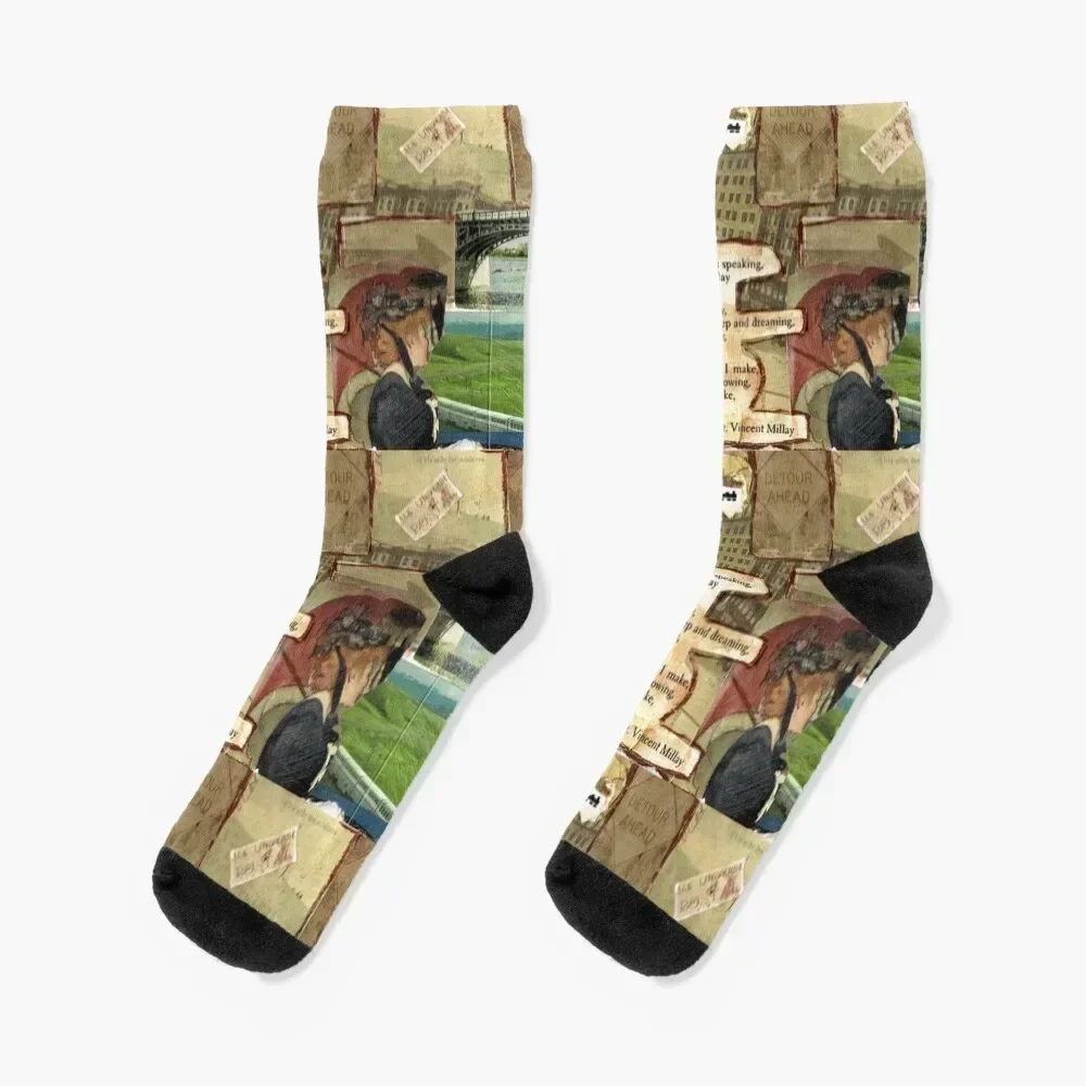 TrainSpotting Socks japanese fashion Heating sock FASHION golf Men's Socks Women's
