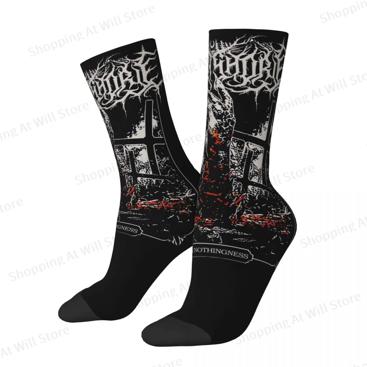 Lorna Shore We Are Infinite Balk Men Women Round neck Socks Outdoor Novelty Spring Summer Autumn Winter Stockings Gift