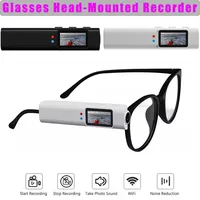 2.7K HD Glasses Camera WiFi Mini Digital Cameras 0.96inch IPS Screen Motorcycle Action Cam Eyeglasses Camera for Driving Hiking