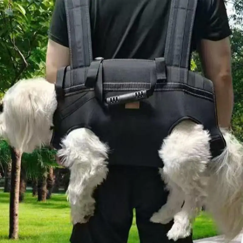 

Dog Lift Harness Adjustable Portable Horizontal Dog Carrying Sling Wearable Multifunctional Travel Products For Front Support