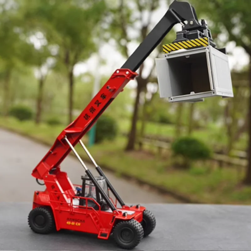 Diecast 1:50 Scale HANGCHA Container Crane Alloy Engineering Model Finished Simulation Collection Decoration Gift Toys Display