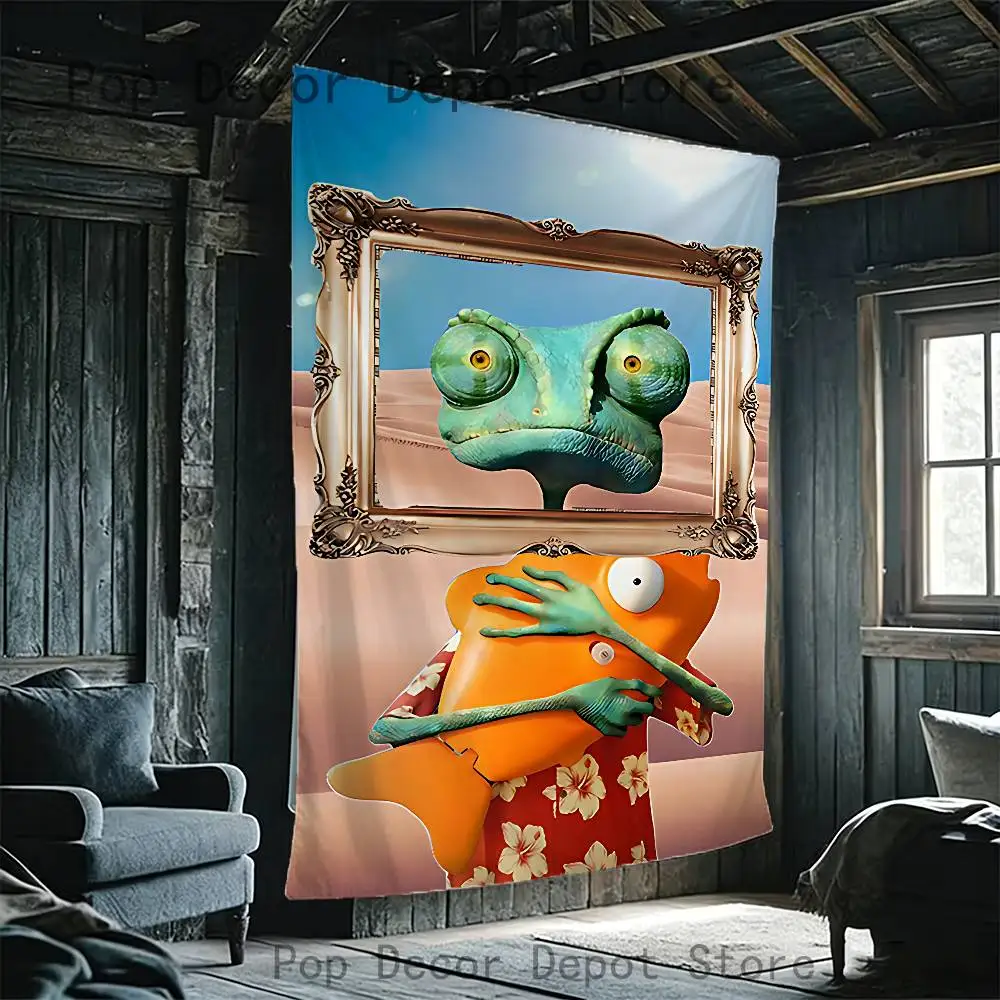 

R-Rango Movie Flag for Hotel Outdoor Decor Room Aesthetic Car Flag and Banners Workshop Decoration