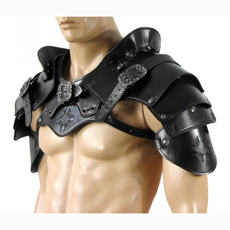 Roman Legion Gladiator Shoulder Guard Armor Pauldrons Viking Knight Samurai Cosplay Costume Historical Movie Role Playing Props