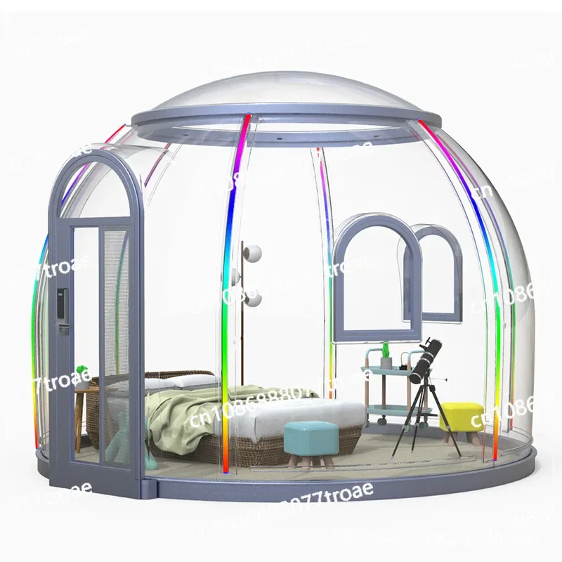 Douyin PC Internet celebrity B & B star room bubble house sun room catering transparent glass outdoor restaurant scenic tent