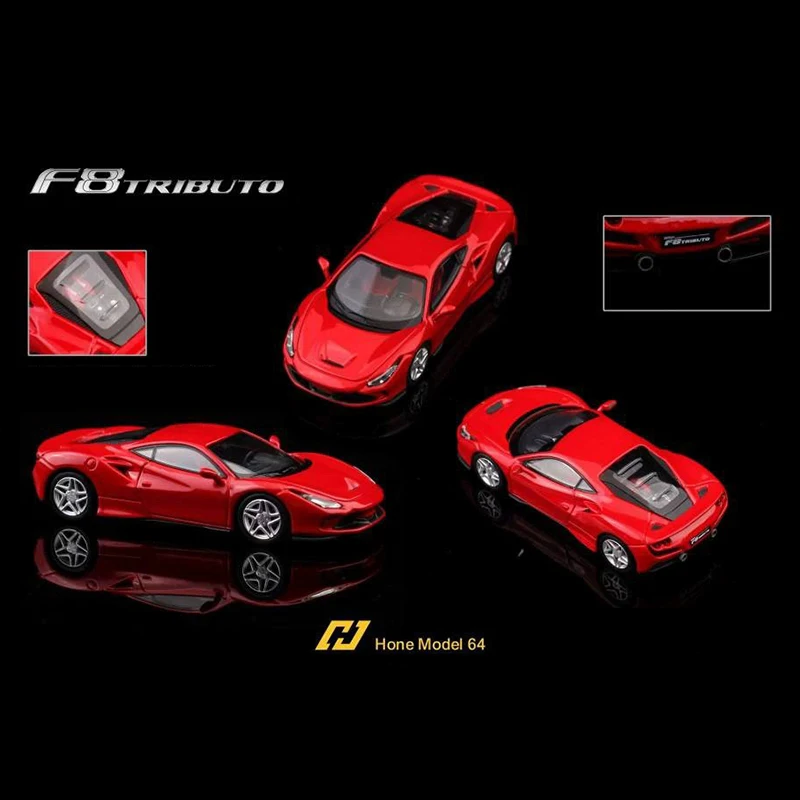 شحذ نموذج HM دييكاست سبيكة 1:64 مقياس F8 تريبوتو محاكاة نموذج سيارة الكلاسيكية الكبار هدية تذكارية هواية ولعب #2