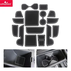 Smabee for Honda Vezel HR-V 2021-2024 HRV (not fit 2025) Anti-Slip Gate Slot Cup Mat Non-Slip Door Pad Coaster Car Accessories