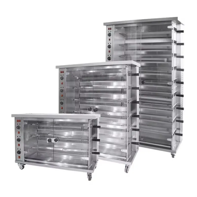 

3/6/9 Rods Commercial Equipment Automatic Roaster Baking Grill Oven Machine Electric Roast Chicken Rotisserie for Chicken