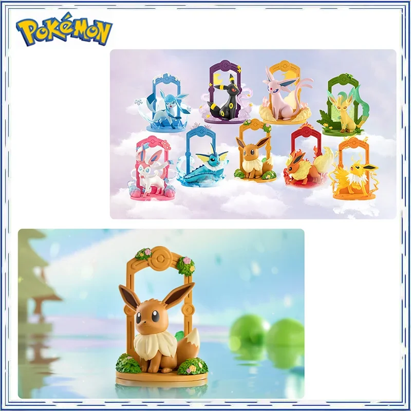 Pokemon EeveeOrnament Vaporon Flareon Espeon Umbreon Leafeon Glacion Sylveon Jolteon Genuine Action Figure Gift