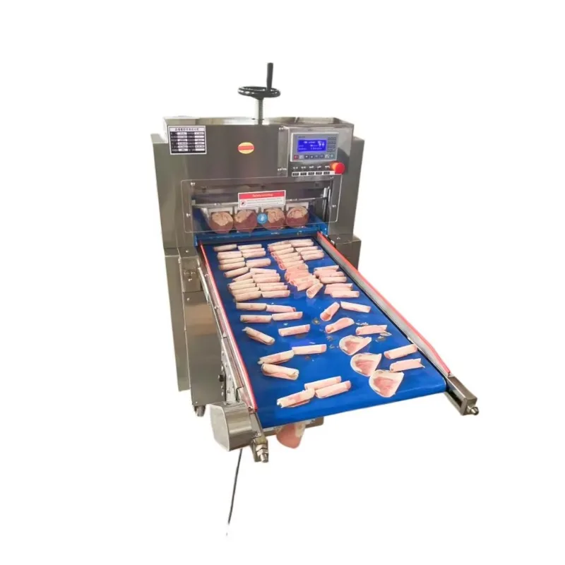 Industrial Automatic Cheese   Raw Meat Ham Bacon Slicer Commercial Food Processing Slicing Equipment for Restauran