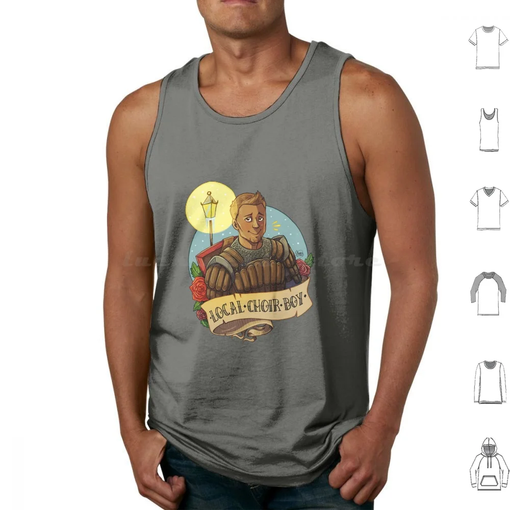 Dao-Alistair Tank Tops Print Cotton Dragon Age Dragon Age Origins Alistair Alistair Dragon Age Dao Bioware Rbfanart