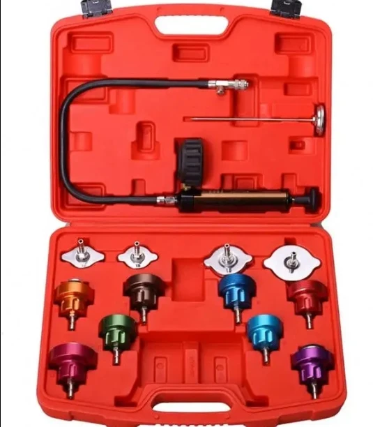 

14pc Water Tank Leak Detector Tool for Car Radiator and Cooling Systems Leaks Detect