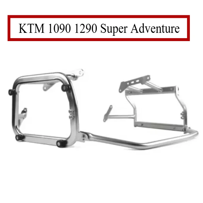 Fit for KTM 1090 1290 Super Adventure Stainless Steel Motorcycle Side Panniers Rack Trunk Frame Panniers Rack Saddlebag Bracket