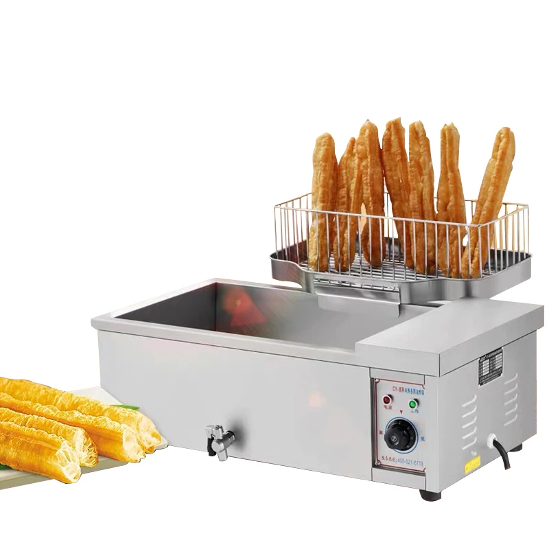 

12L Commercial Stainless Steel Electric Fryer with Frying Basket 220V/3000W Household Desktop Fryer Fried Chicken Roast Fryer