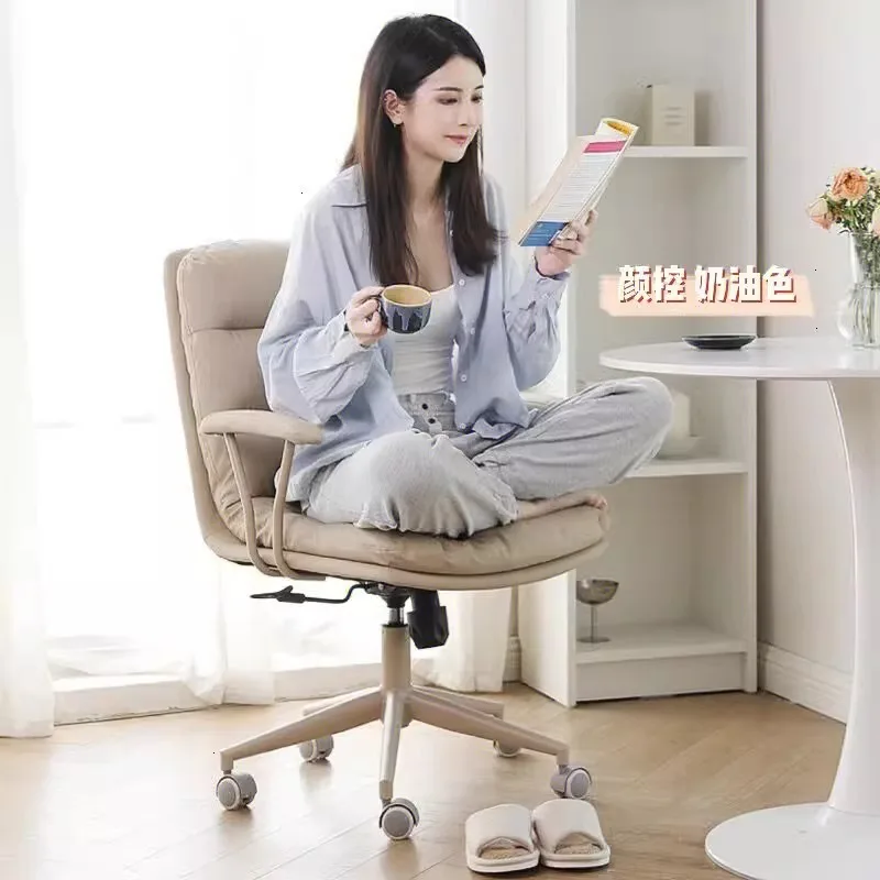 Foldable Chair Office Computer Desks Chaise Bureau De Travail Single Person Chair With Wheels Portable Folding Chairs for Home