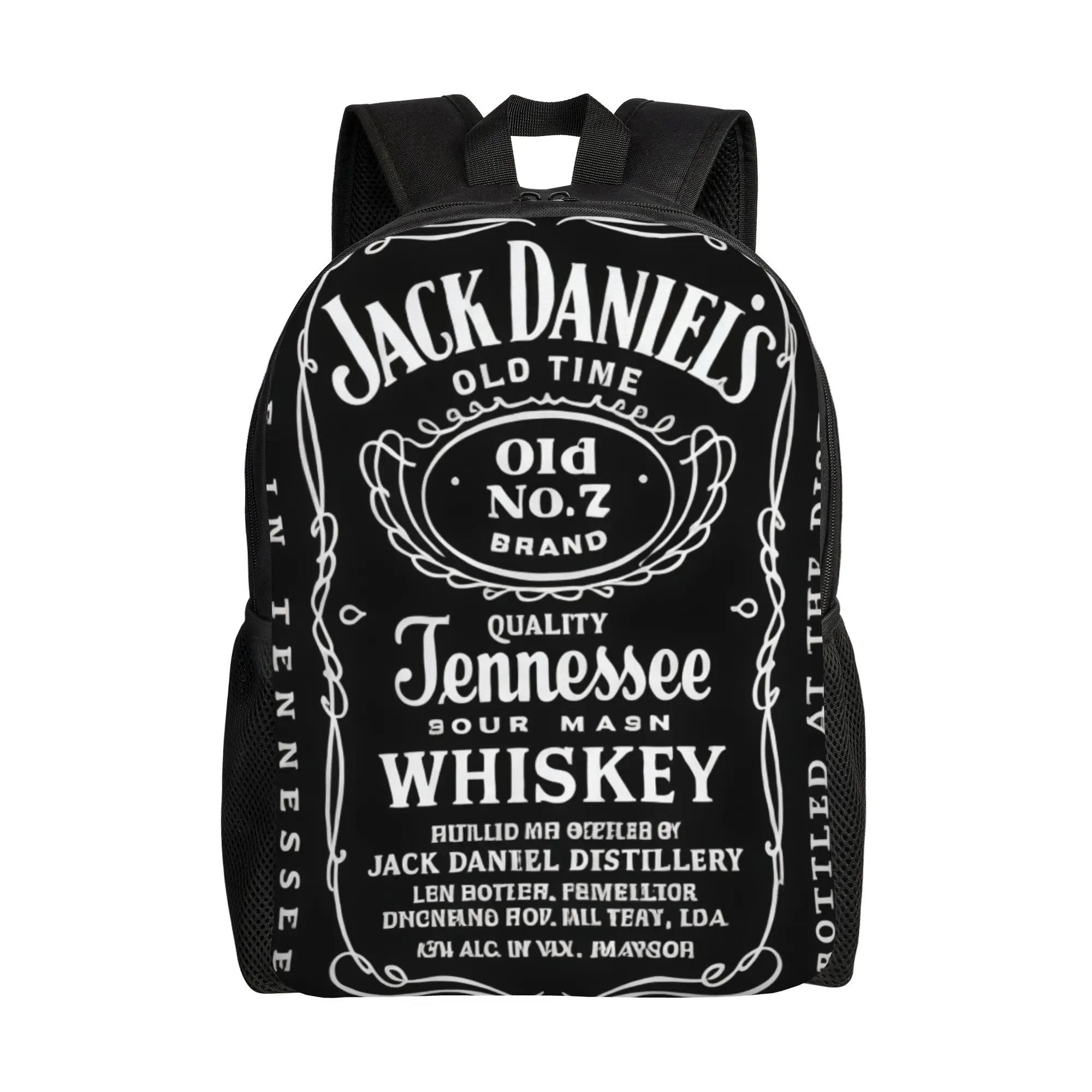

Модная мужская сумка для ноутбука JJack Daniel'sS Medals Label, большая вместительная сумка для школы, к новому учебному году