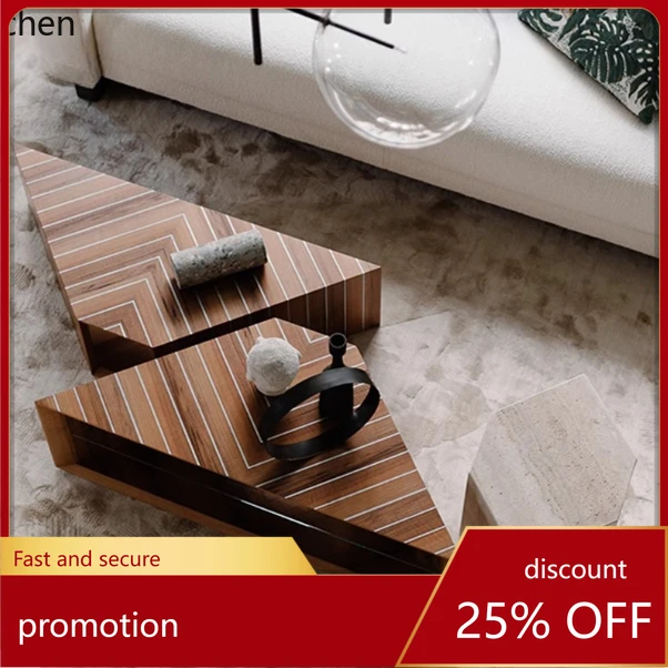 

ZMLminimalist triangular coffee table combination round living room sofa side few home accessories