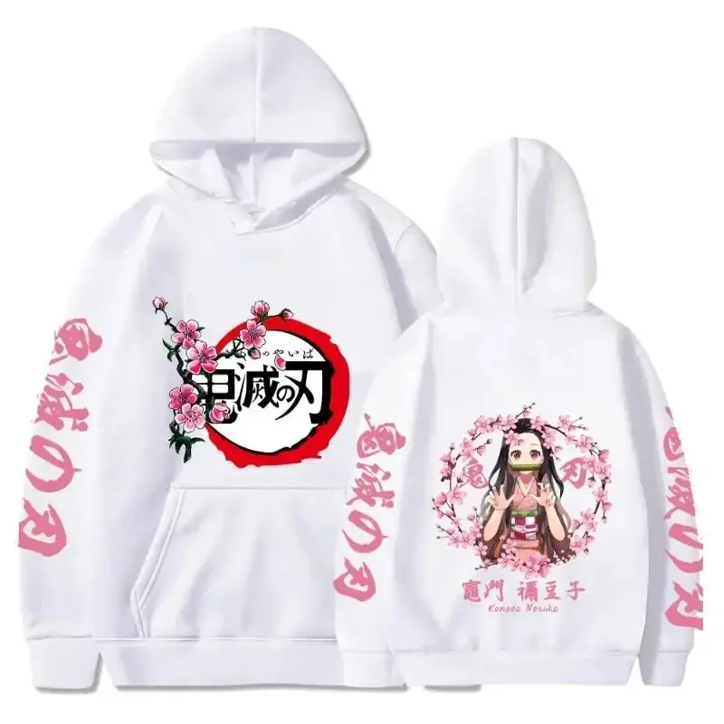 

Demon Slayer Hoodie Kamado Nezuko Graphic Printed Hoodies Sweatshirts Men Women Casual Streetwear Harajuku Couple Pullovers Tops