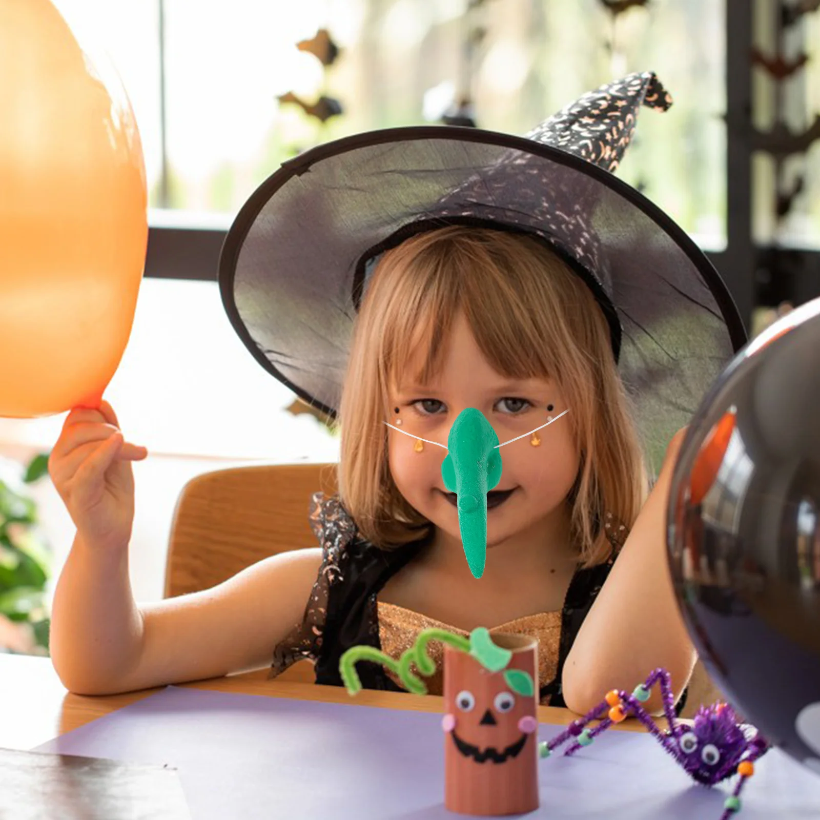 

Realistic Long Witch Nose Halloween Decoration Supplies Vinyl Fake Nose Prop for Cosplay and Festive Occasions