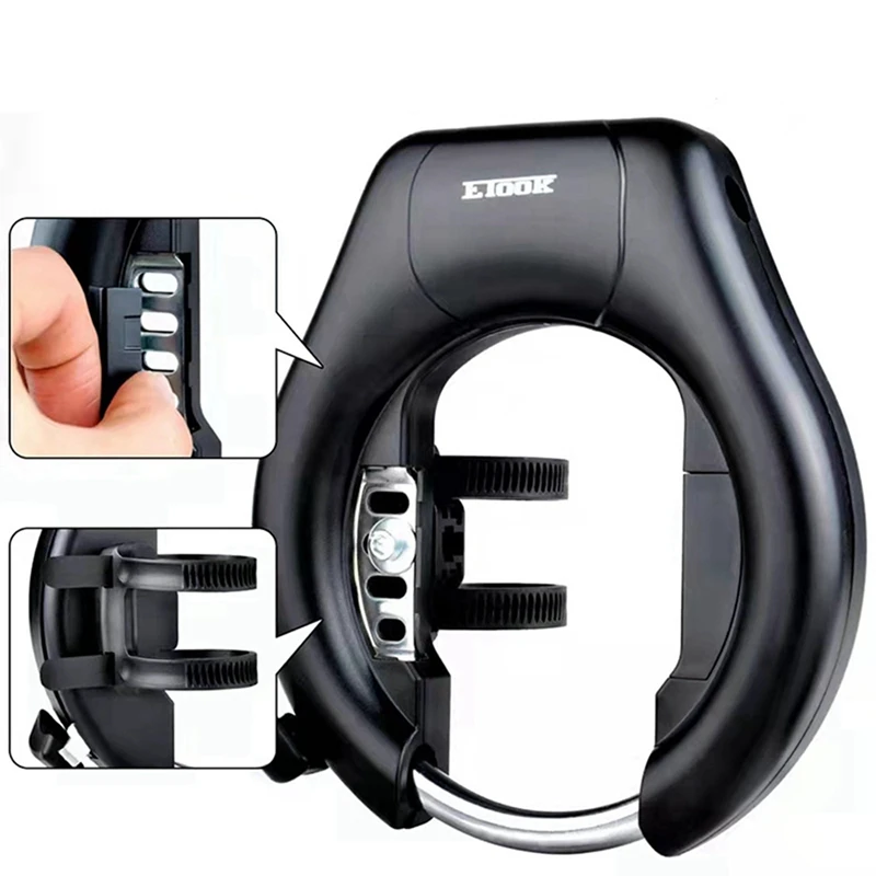 قفل دراجة للطريق مضاد للسرقة ، مخالب حدوة حصان للدراجات العامة ، قفل بكلمة مرور ، MTB ، ملحقات دراجة خارجية ، 2 *