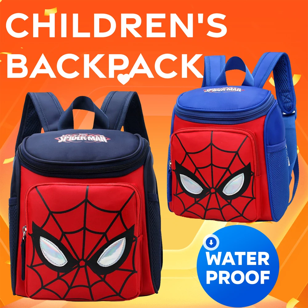 Marvel Spider-Man Cartoon knapsack superman Kindergarten backpack Children\'s bags schoolbag Travelling bag Shopping backpack toy