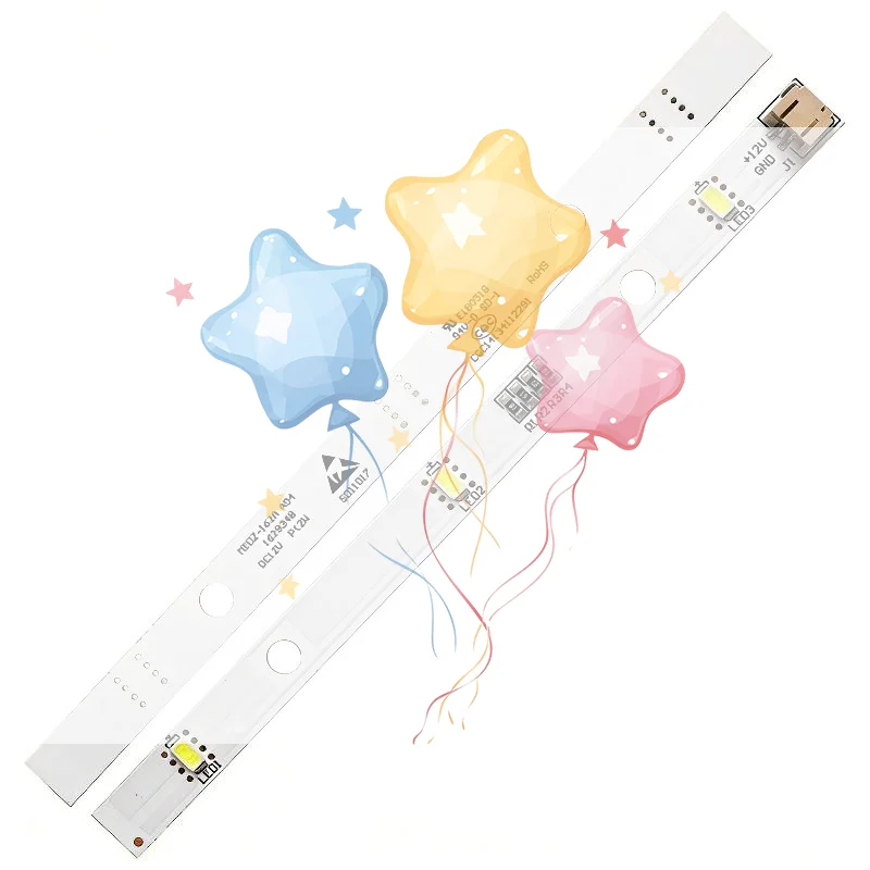 1Pcs For RONGSHENG/HISENSE BCD-630WT Refrigerator MDDZ-162A A07 LED Strip Light 1629348 DC12V 1.25W CQC14134104969